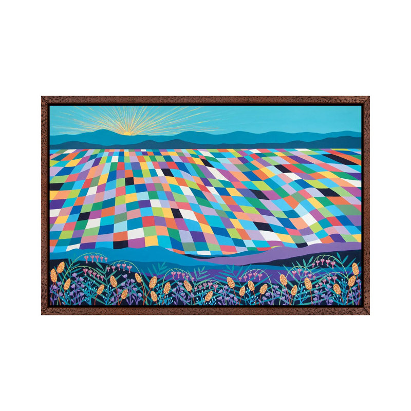 Hello Sunshine 1 Piece Floater Frame Wall Art on Canvas, 66.04 cm H x 45.72 cm W, Classic Wood Framed Canvas