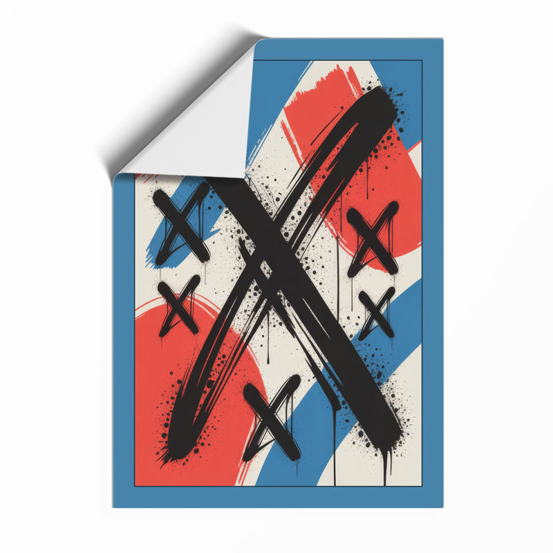 Marked Ground Abstract - Print, Unframed, A4 - 29.7 x 21.0 cm