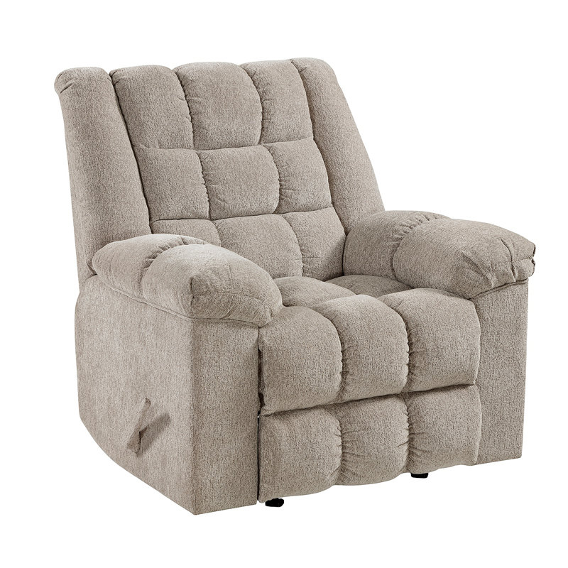 Fauteuil inclinable en chenille 1pc, Marron clair