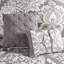 Housse de couette en coton avec motif contrasté et coussins décoratifs 6 pièces