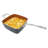 Gotham Steel 9.5" Deep Squre Nonstick Pan with Steamer Tray, Fry Basket and Glass Lid