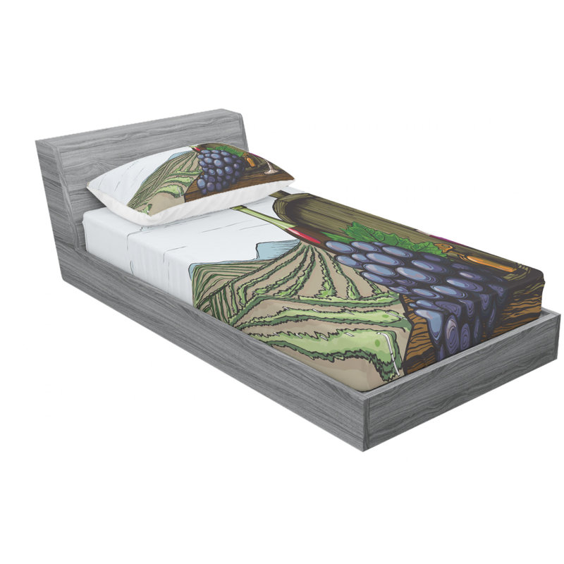Microfiber Sheet Set, Twin XL Sheet Set with Fitted Sheet