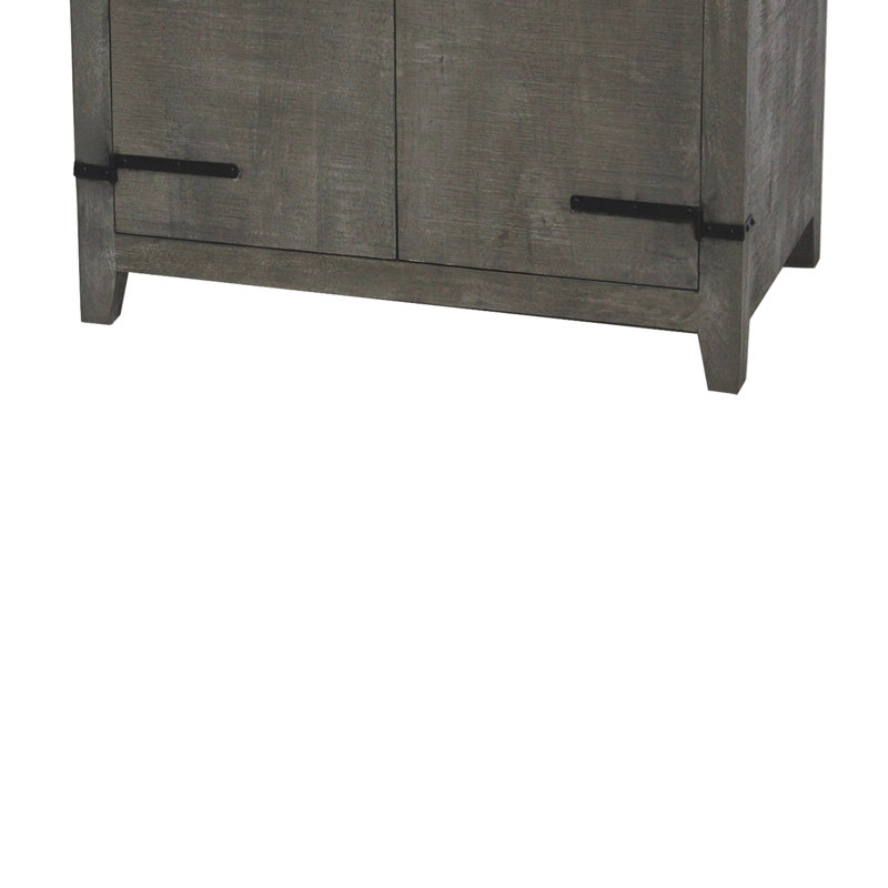 Ensemble de meuble-lavabo simple 36 po Ono, Gris, Gris foncé