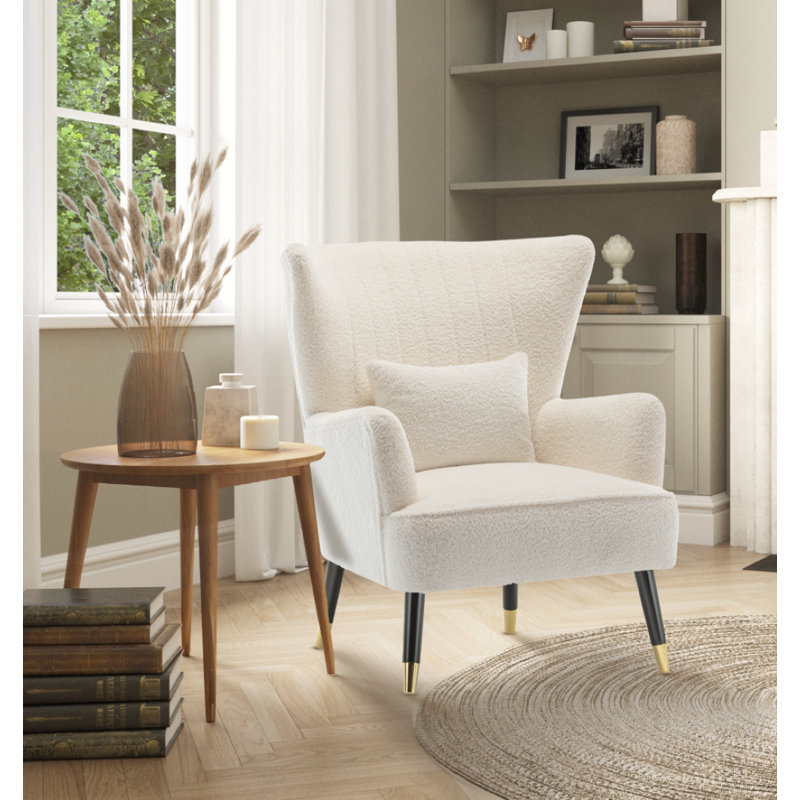 Delancey 77cm Wide Tufted Polyester Side Chair