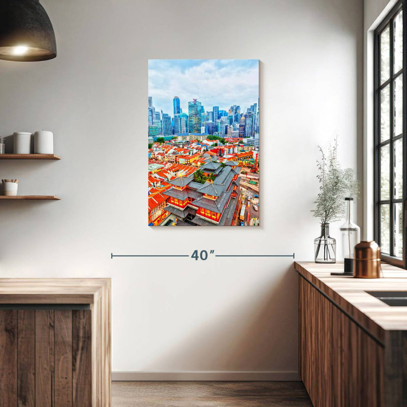 Quartier chinois Sireci, H 36 po x l 24 po