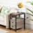 Artimon 24'' Tall 2 - Drawer End Table Set with Storage and Charging Station-352992860
