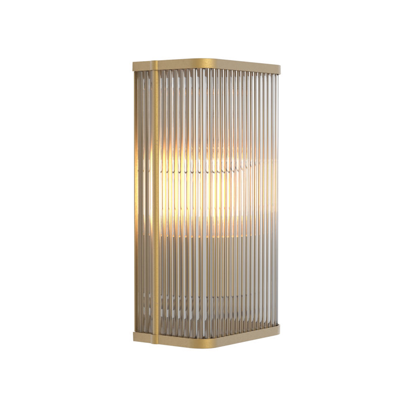 Avignon 1 - Light LED Flush Mounted Sconce, Antique Brass