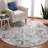 Metro Hand Tufted Polpropylene/Wool Geometric Rug in Gray/Ivory-1439408283