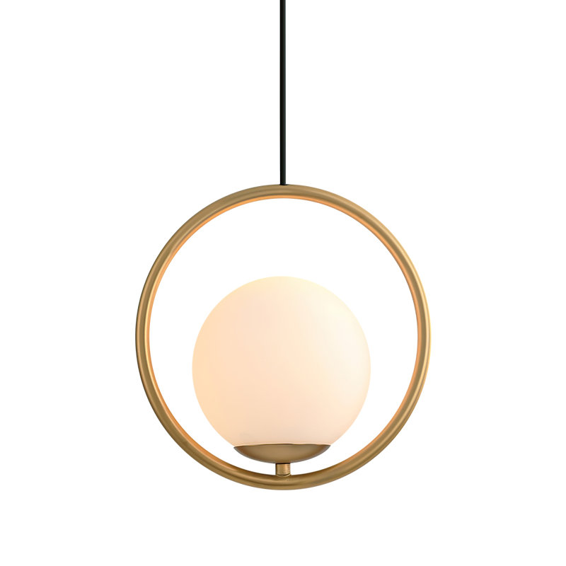 Luminaire suspendu sphère 1 lumière Wynton