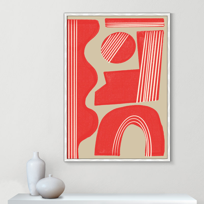 Imprimé Rosalinda par Miuus Studio, White Woodgrain, L 29,5 po x H 41,5 po, Framed Print
