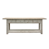 Defranco 91'' W Solid Wood Console Table