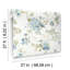 Papier peint à fleurs Veiled Garden-599968646