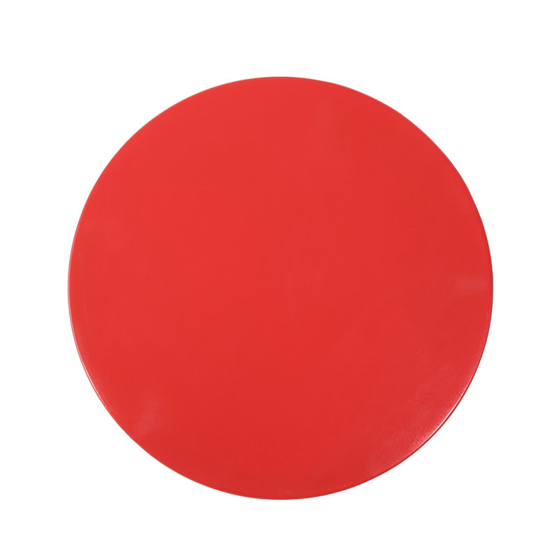 Table d'appoint artistique d'extérieur, Rouge, H 20,82 po x l 15,81 po x P 16,18 po