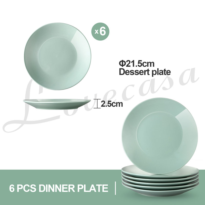  Salad or Dessert Plate, Blue Green