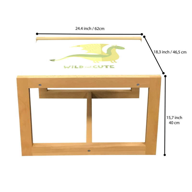Iridis Sled Coffee Table, 62cm H x 46cm W x 40cm D
