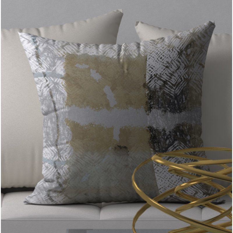 Housse de coussin carrée/insert, 24 po x 24 po
