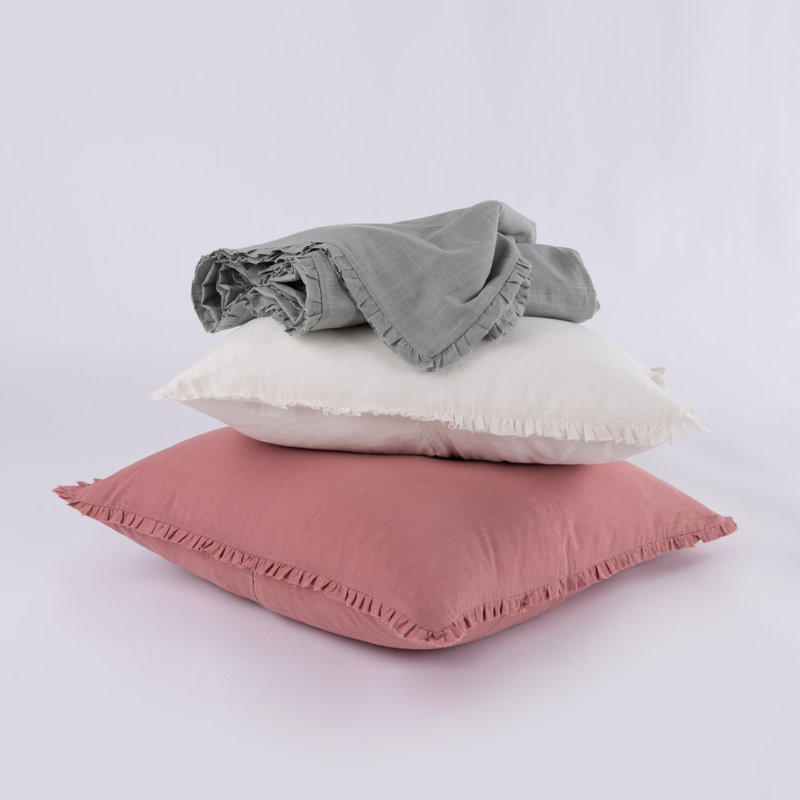 Sadie Duvet Cover, Twin, Blush