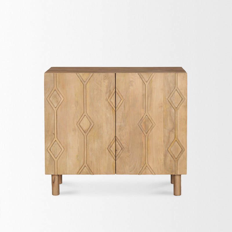 Aprile Accent Cabinet, Light Brown