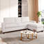 112" Wide L-Shaped Chenille Sofa Modular Sofa Sectional Storage Sofa-1944996445