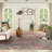 Machine Washable Southwestern Blue/Red Area Rug-1583150432