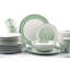 32pc Herringbone Sage Green