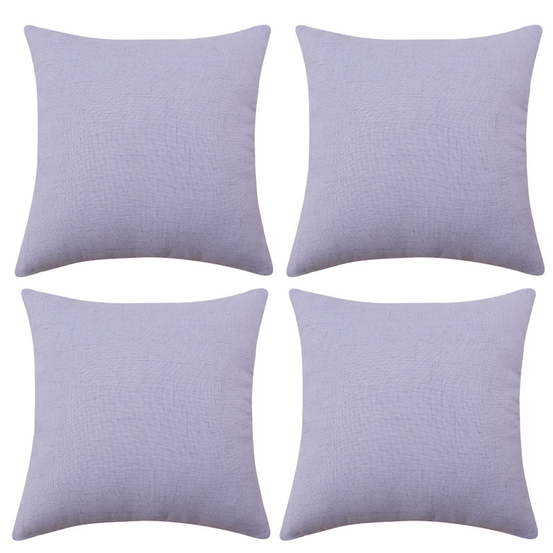  Square Pillow Cover, Pastel Purple, 24" x 24"