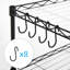 Kugler 40cm W Stainless Steel Shelving Unit