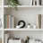 Unity Marble Ring Sculpture – 5.5" Handcrafted Black & White Marble, Modern Interlocked Décor for Shelf or Table
