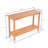 Outdoor 48'' Patio HDPE Adirondack 2-Tier Shelf Console Table, Rectangular Table Side Table, All-Weather Resistance-1395205355