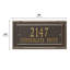 Plaque d'adresse murale sur 2 lignes Gardengate-2146655676-2146655669