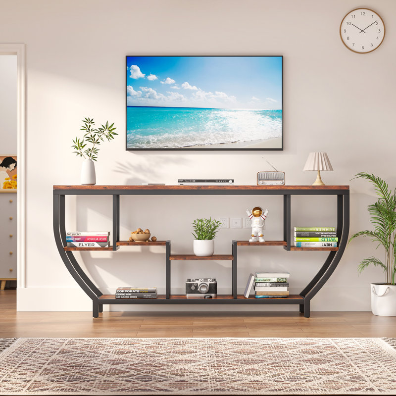 Console Herrle 70,9 po, Brun rustique