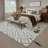 Charles Washable Shag Rug Tufted Area Rug With Non-Slip Backing-123040014-123040015