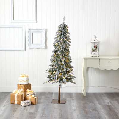 Easy Set-Up Lighted Pine Christmas Tree