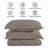 Microfiber Embossed Oversized Modern & Contemporary Bedspread Set With Shams-124114359-124114356