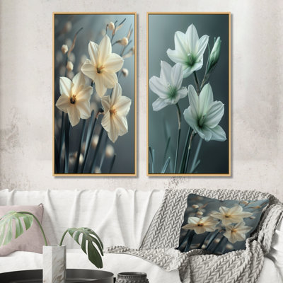 Gouveia - Ensemble de 2 jonquilles murales