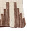 Abstract Brown Rectangular Cushion