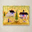 « american campagne sampler », reproduction sur toile tendue-32714335
