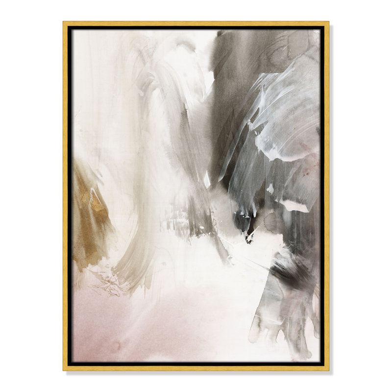«Stratifié I» par Casa Fine Arts, Or, H 25,5 po x l 19,5 po