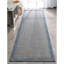 Tapis tissé à plat à l'intérieur et à l'extérieur bleu Marshanna Odin