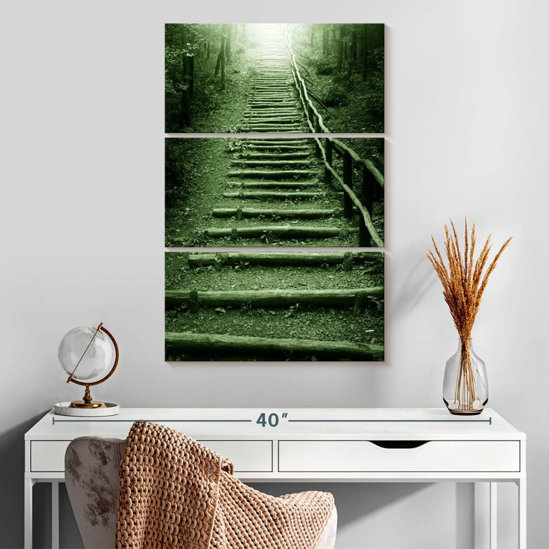 Lilie Forest Staircase, 32" H x 20" W
