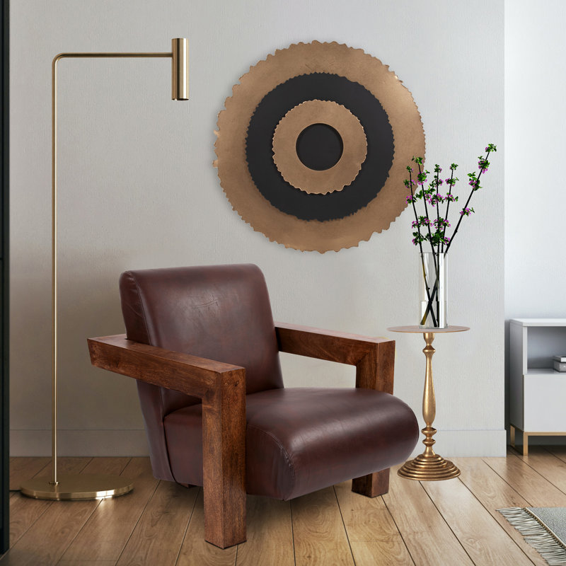 Glam Abstract Wall Decor on Metal