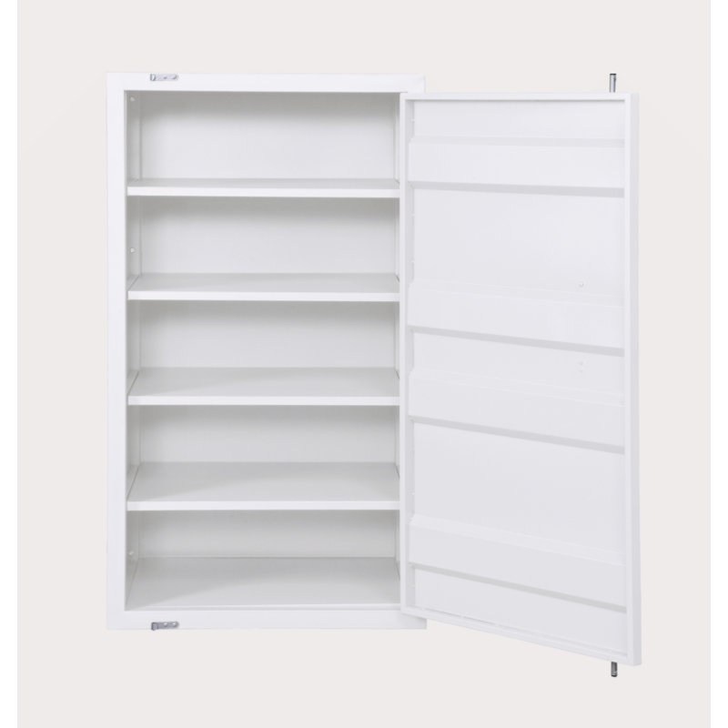 Metal Accent Chest, White