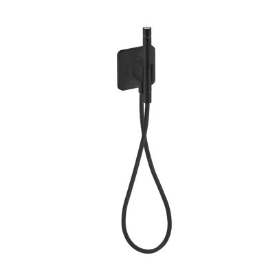 AXOR Citterio C Handshower Holder Softsquare With Outlet 5"X5" With Handshower And Textile Hose, 2.5 GPM
