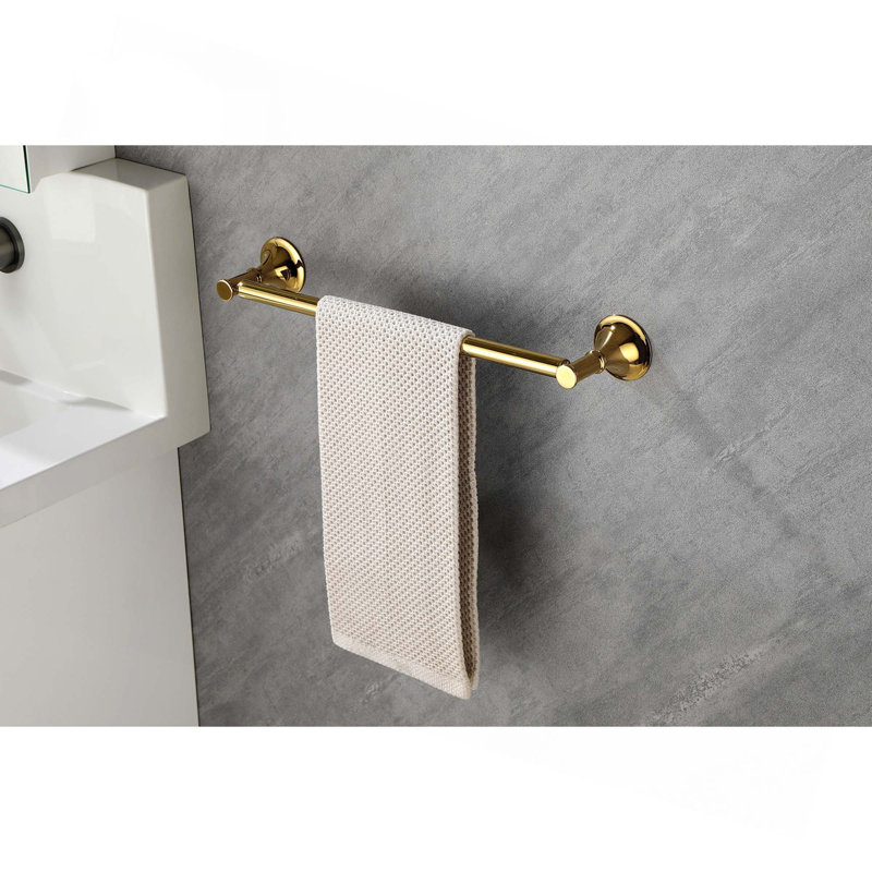 Ensemble de porte-serviettes 6 pièces en laiton, Or brossé