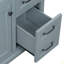 Meuble-lavabo 36 po avec lavabo, lavabo en céramique, 2 tiroirs basculants, charnières de porte à fermeture en douceur