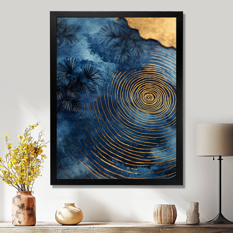 Goulder - Paysages, art mural, salon, Impression d'un seul cadre photo, Noir, noir, noir, noir, H 20 po x l 12 po
