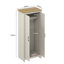Limestone Kids Midsleeper With Wardrobe Bedroom Set-127271721