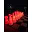 25" Tall Light-Up Giant Chess Set - Day/Night Set - White Side Illuminates Red