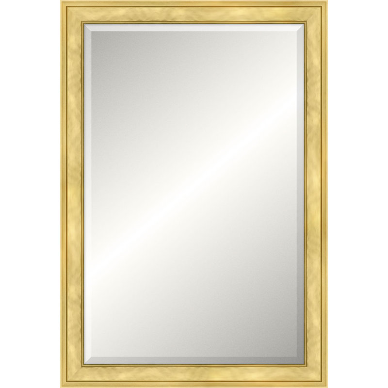 Perri Solid Wood Beveled Mirror, Rectangle, 38.5" x 26.5"