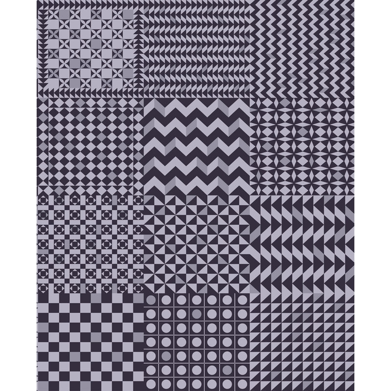 Fornasetti Senza Tempo II Wallpaper Roll, Magenta/Ink